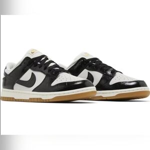 Nike Dunk Low LX Black Croc NIB NWT size 12.5 M / 14 W